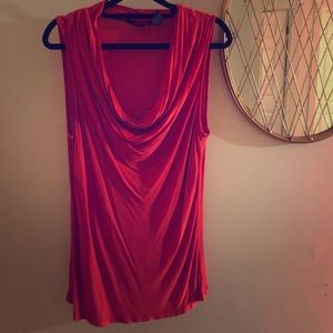 Burnt Orange Scoop Neck Top